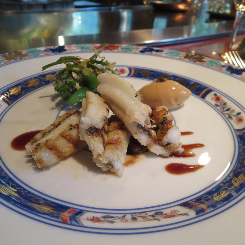 穴子のグリエ(あざみ野うかい亭)