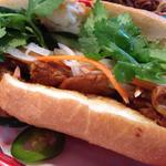 Banh mi Saigon with grilled pork
