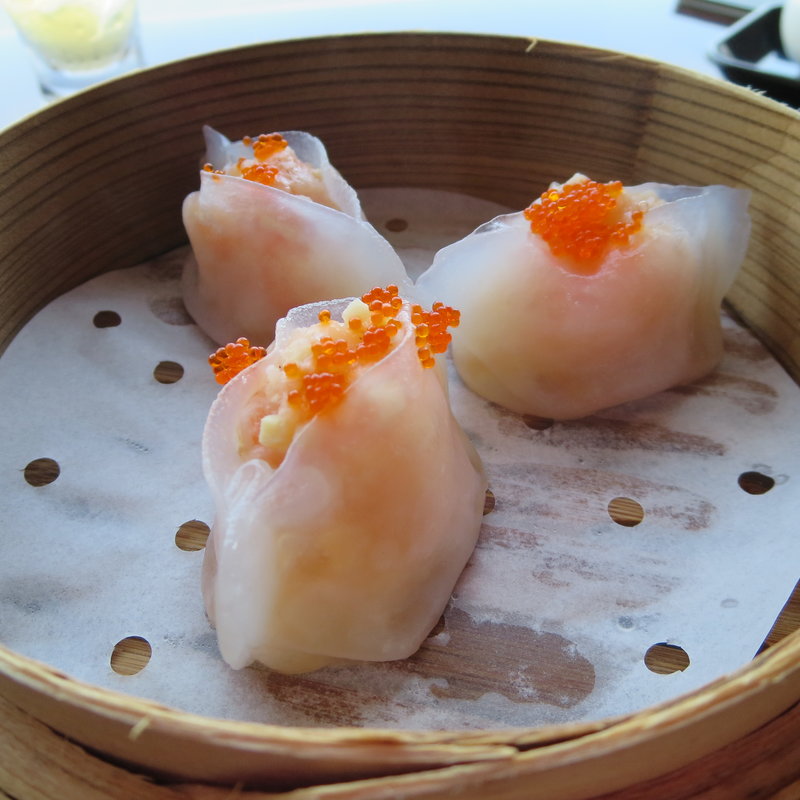 海老とトビ子入り蒸しギョーザ(中国料理 カリュウ （かりゅう Karyu）)