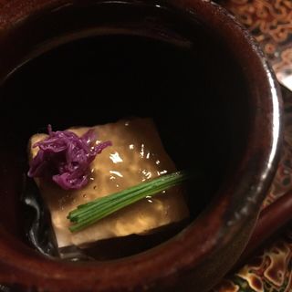 胡麻豆腐(手打ち蕎麦と懐石料理 あずみ野)