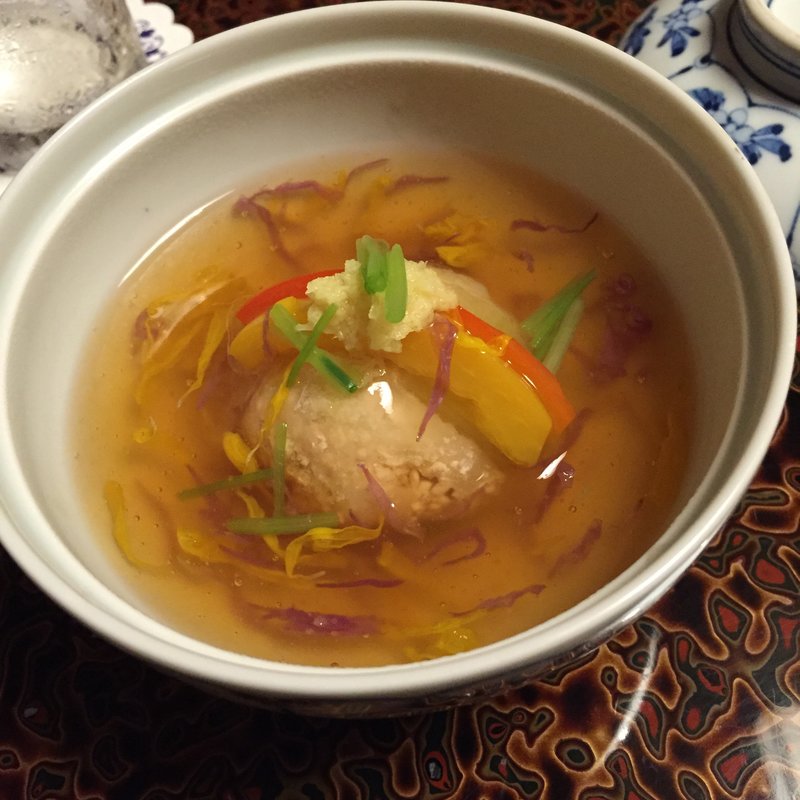 煮物(手打ち蕎麦と懐石料理 あずみ野)
