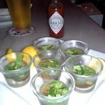 Oyster shooters