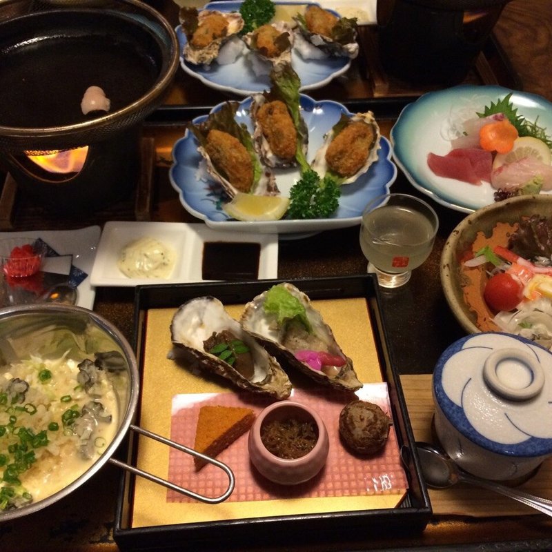 カキ華膳(鹿久居荘 赤穂 )