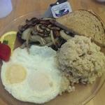 Rib eye steak and eggs(Cafe Kaila)