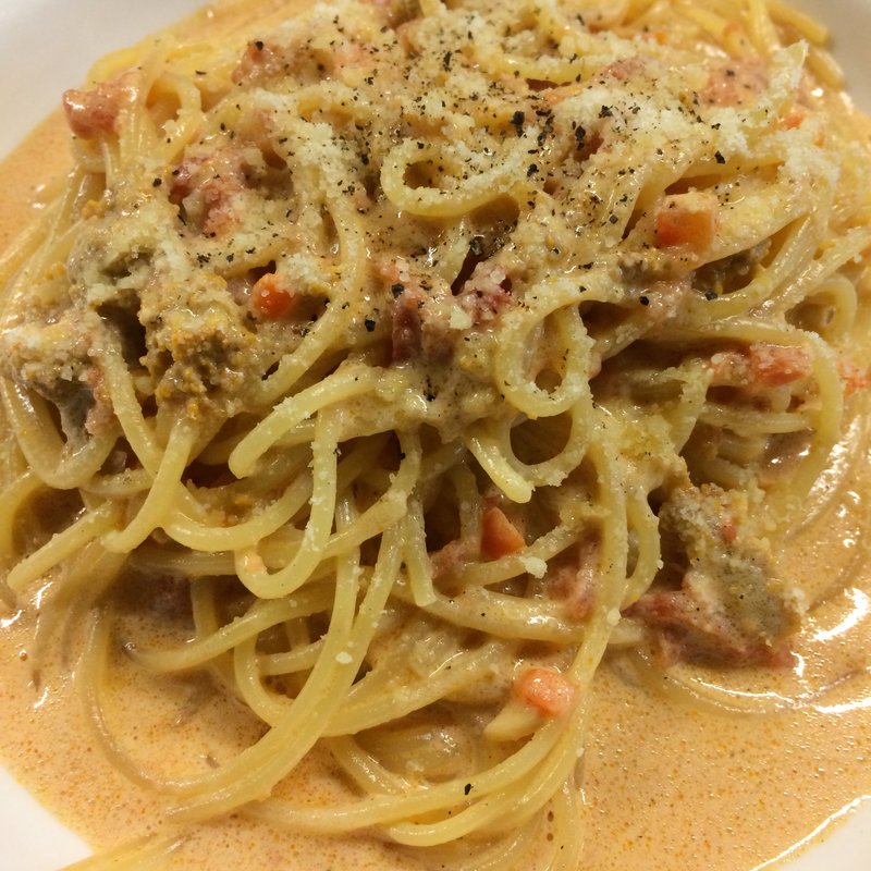 ウニのトマトクリームソースパスタ(ビーノ （【旧店名】 パスタ1）)