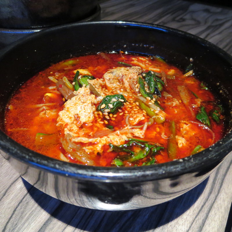 ユッケ醤スープ(焼肉 べこ亭 （ベコテイ）)