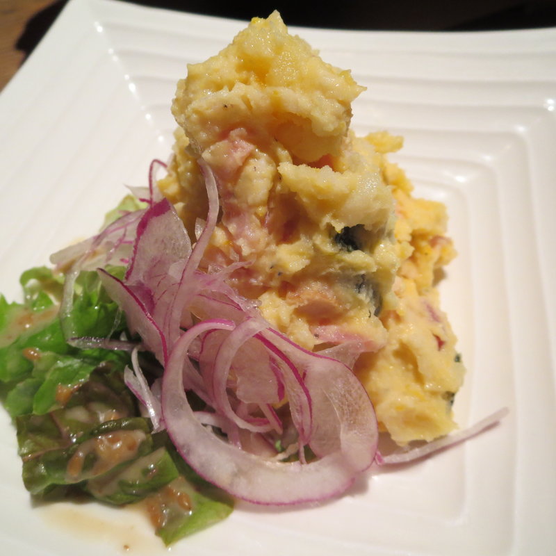 五郎島金時と南瓜のポテトサラダ(駅の蔵)