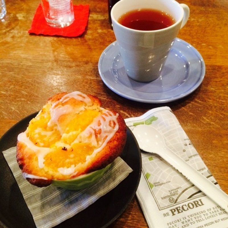 甘夏のカップケーキ(食堂Pecori)