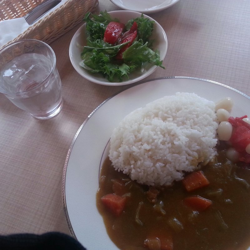 カレー(野菜サラダ食べ放題)(ごちそうダイニングななつの花)