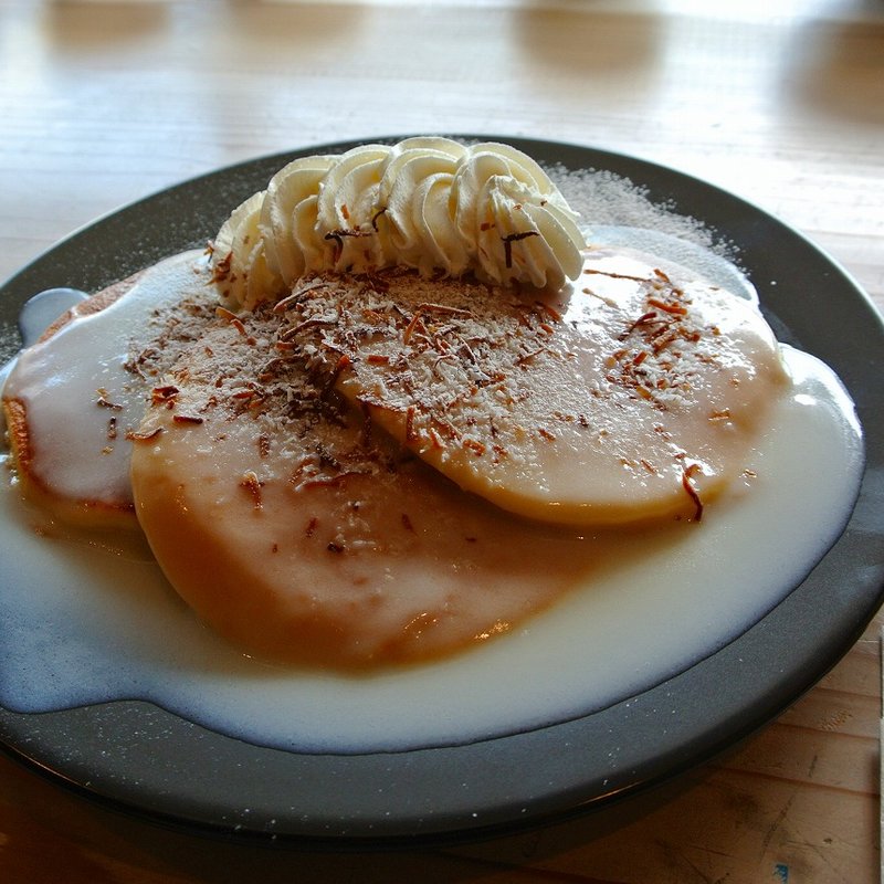 ココナッツのパンケーキ(ゆかい社中そらぐみ)