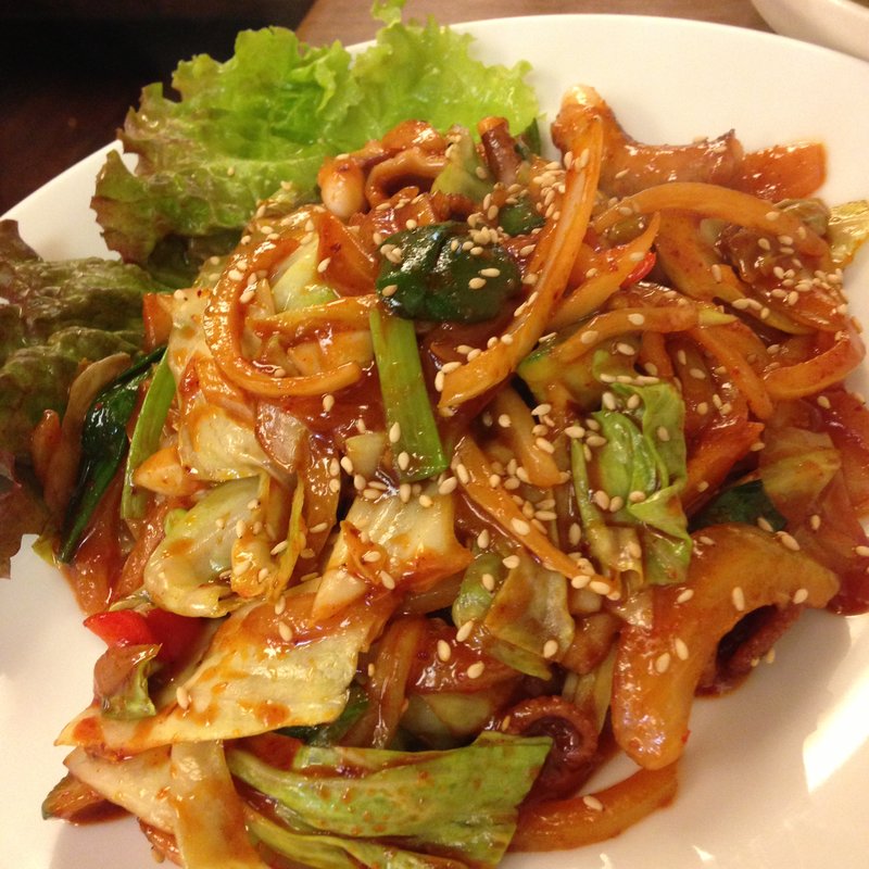 長足たこ炒め(韓国料理 ソウル亭)