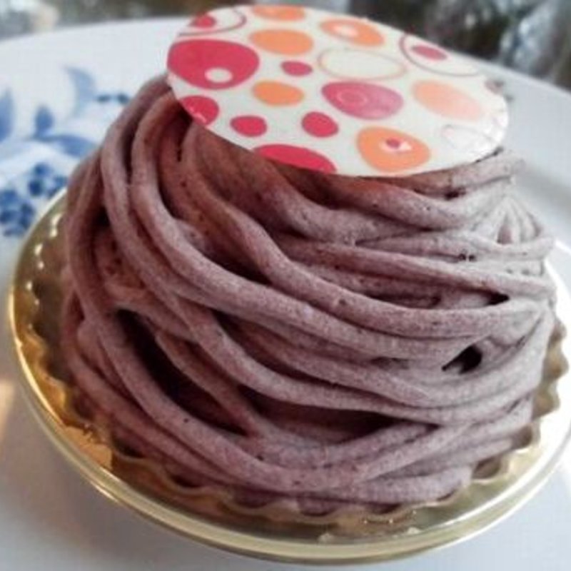 むらさきいものモンブラン(奈良ホテル ティーラウンジ )