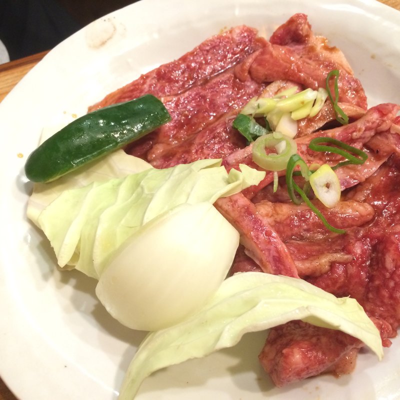 カルビ定食(グリーペッパー )