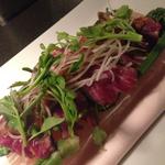 牛肉のカルパッチョ(AW kitchen 東山本店)