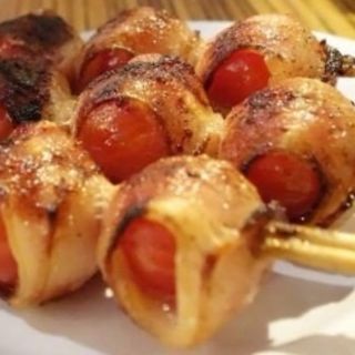 Bacon wrapped tomatoes(Shin sen Gumi Yakitori)