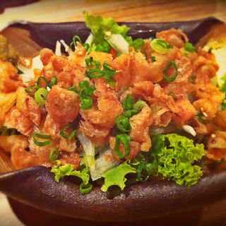 とり皮ポン酢(鶏金)