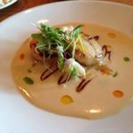 Seared sea scallops
