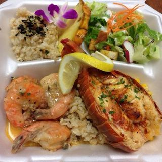 Lobster and shrimp combo(Blue Water Shrimp )