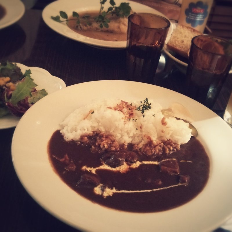 仔羊肉のカレー(サントラントヌフ CENT-TRENTE-NEUF)