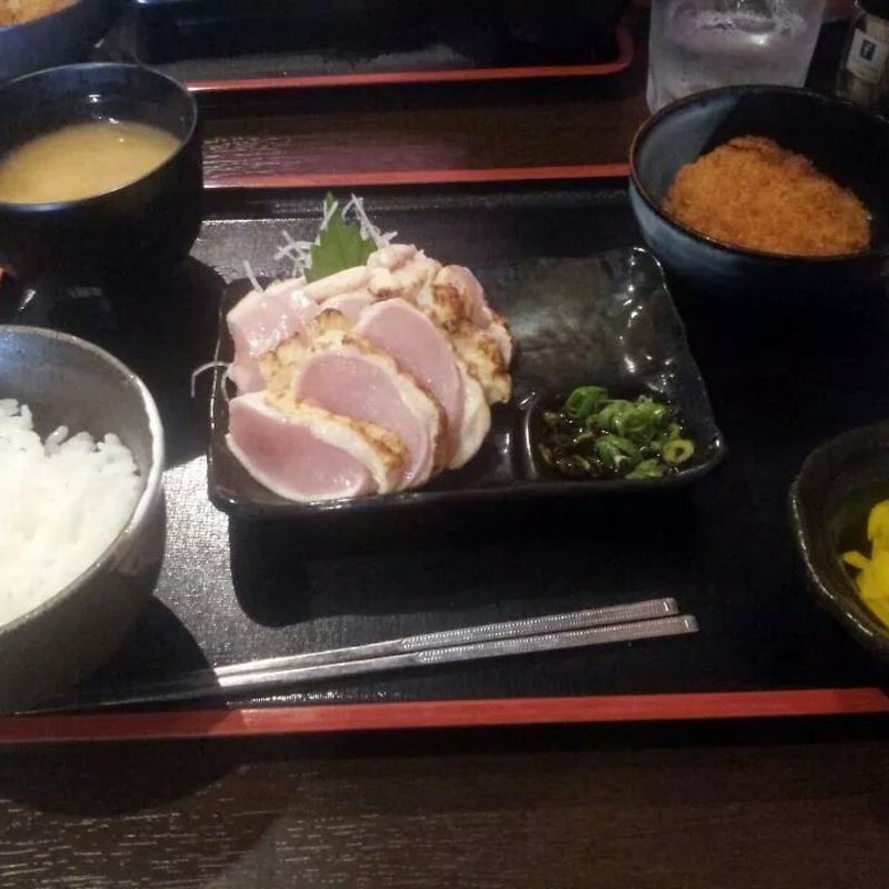 鳥のたたき定食(俺の家 )