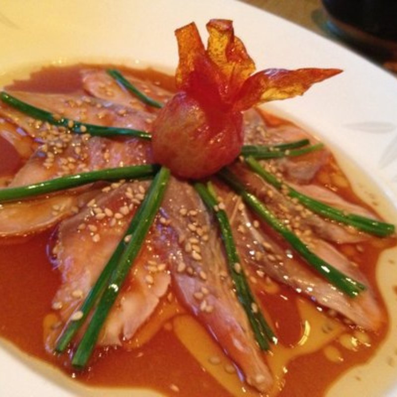 Salmon new style sashimi(Nobu)
