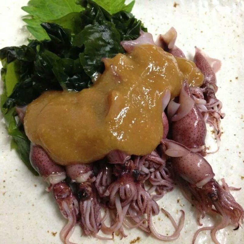 ダイオウイカの辛子酢味噌(ごはん屋 たんぽぽ )