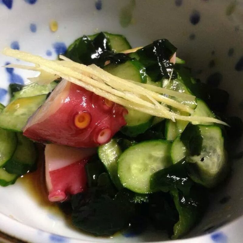 タコとキュウリの酢の物(ごはん屋 たんぽぽ )