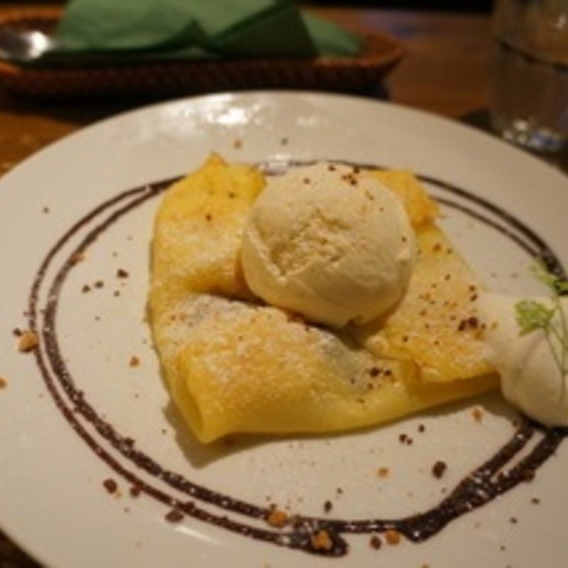 チョコバナナクレープ＋ドリンク(タイムピース カフェ （timepiece cafe）)