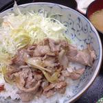 豚肉のねぎ塩焼き(ごはん屋 たんぽぽ )