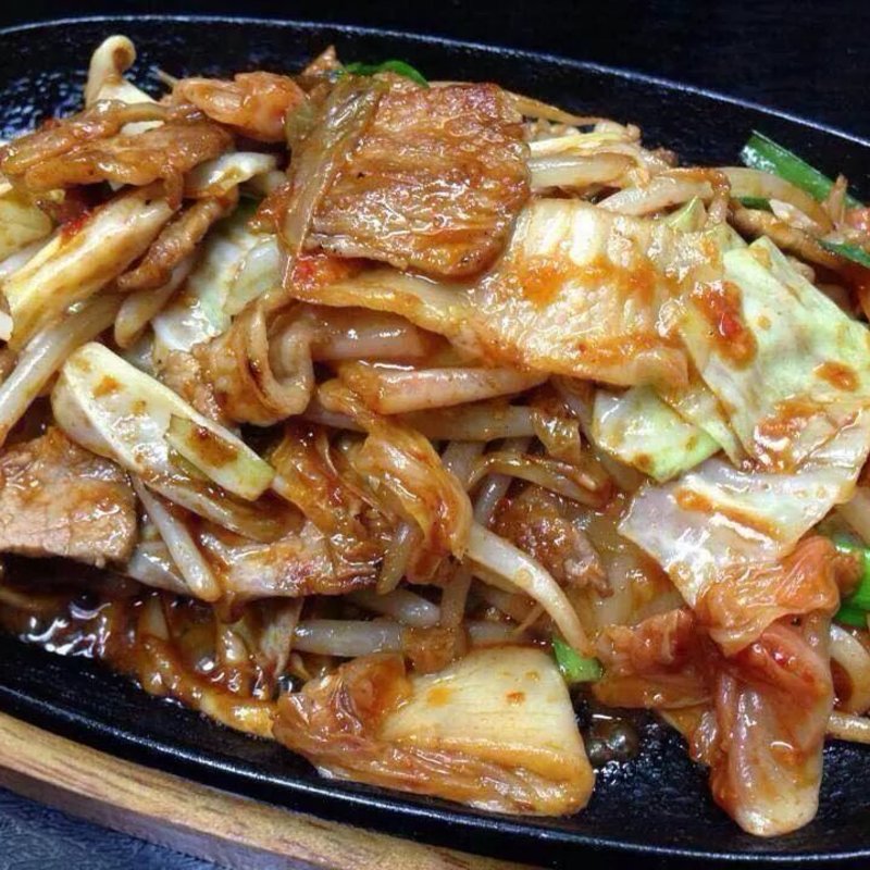 豚キムチ炒め(ごはん屋 たんぽぽ )