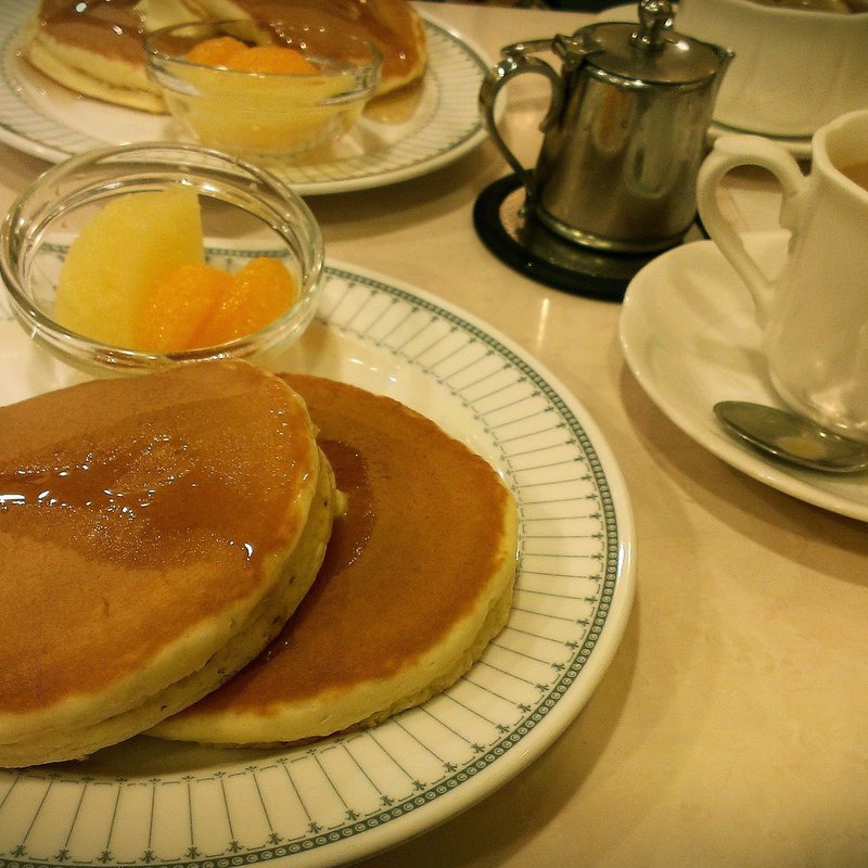 ホットケーキセット(珈琲ピース 小田急ハルク店)
