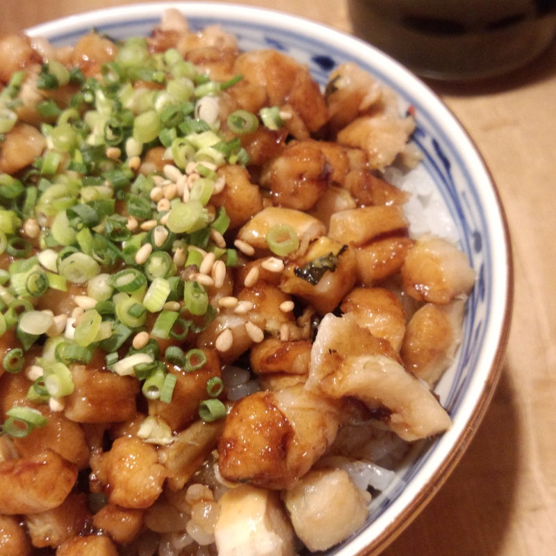 穴子ひつまぶし(あなご・燗酒 はかりめ)