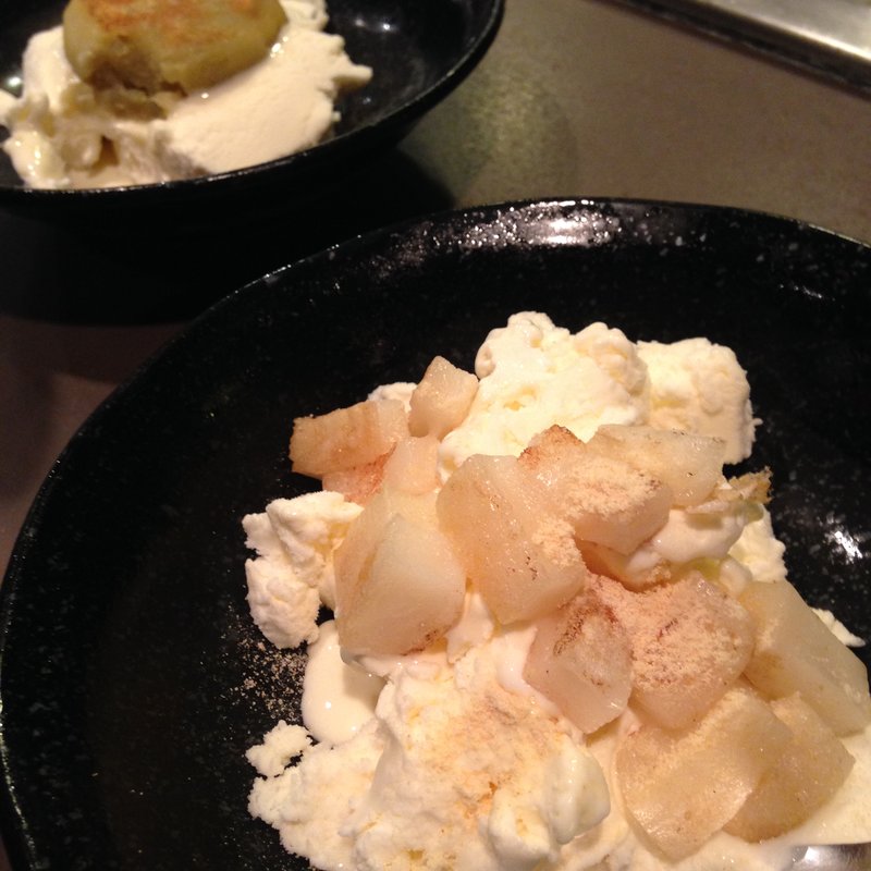 揚げもちバニラアイス(Kozy Okonomi-yaki Teppan-yaki)