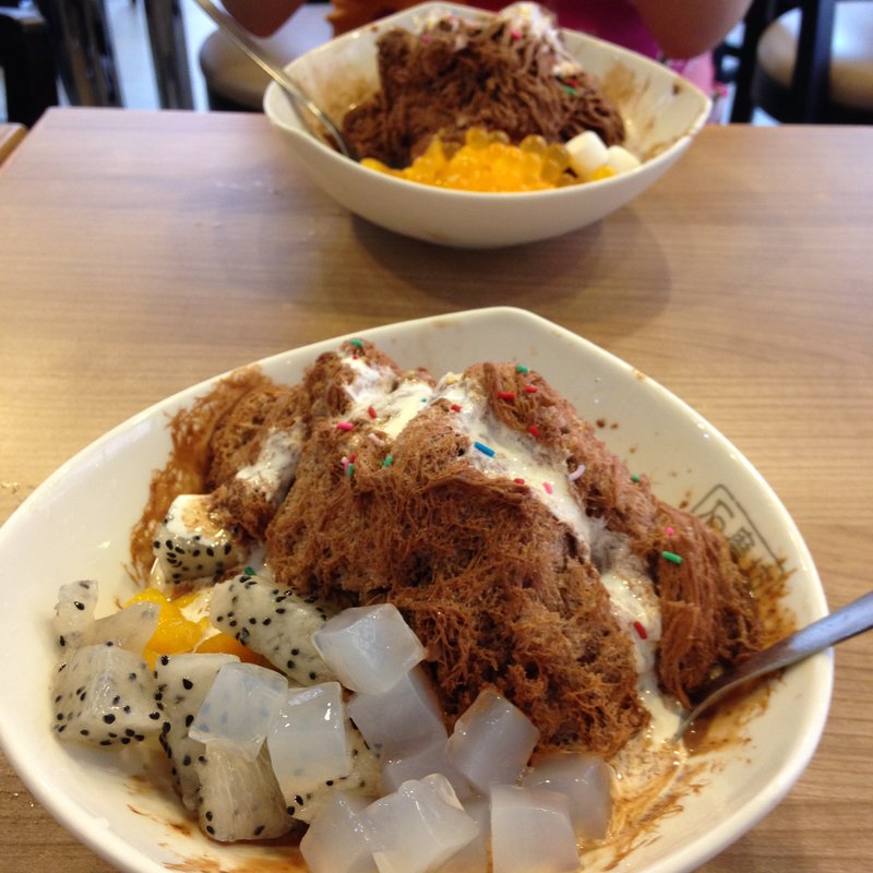 チョコの雪花氷(石磨坊)