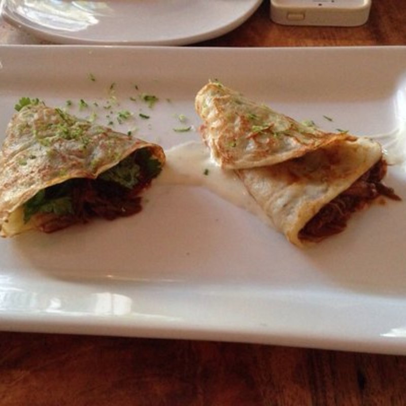 Duck crepes(Grondin French Latin Kitchen)