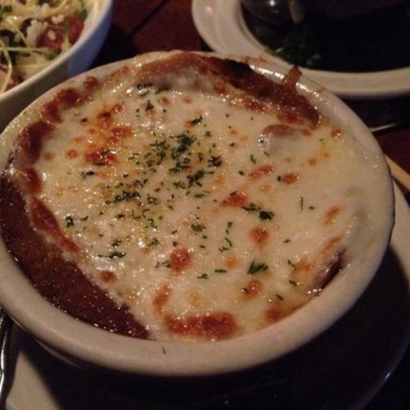 French onion soup(Chart House Waikiki)