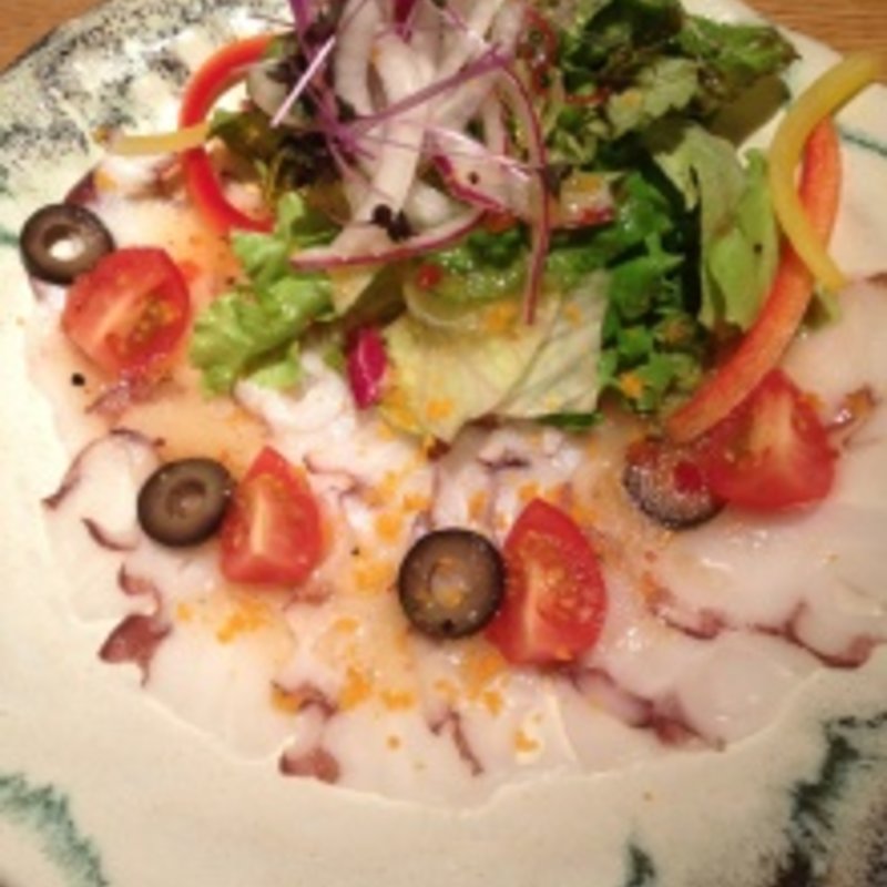 北海水たこのカルパッチョ風さらだ(炙屋 札幌駅南口店 （炙屋（あぶりや））)