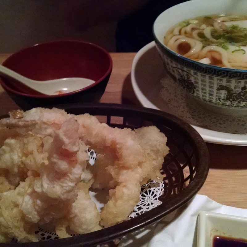 天ぷらうどん(Fuji Sushi West)