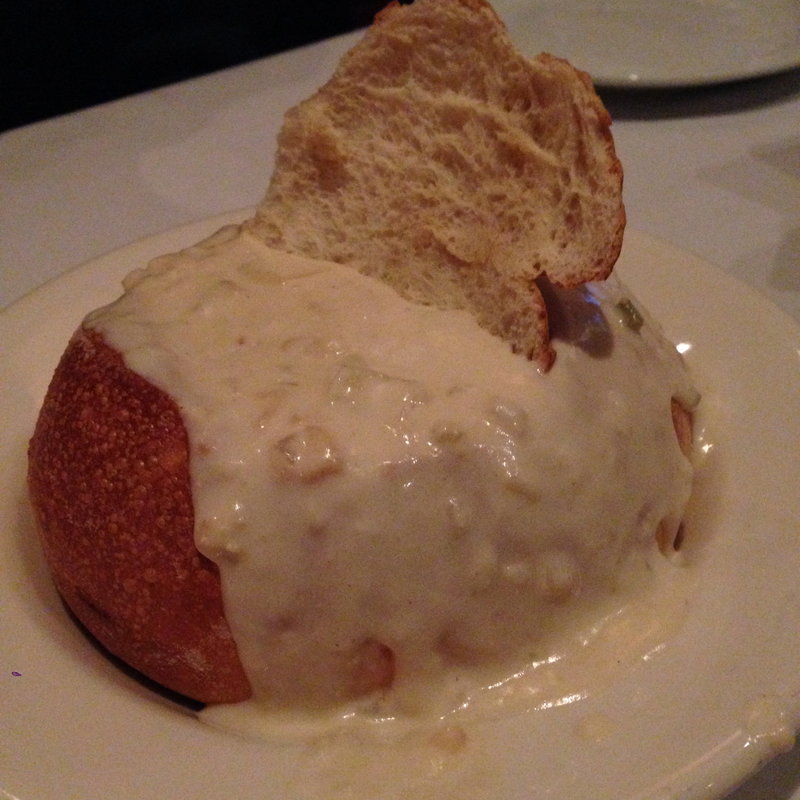 New England Clam Chowder Bread Bowl(Atlantic Fish Co.)