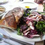 Lamb sandwich with salad(Kan Zaman)