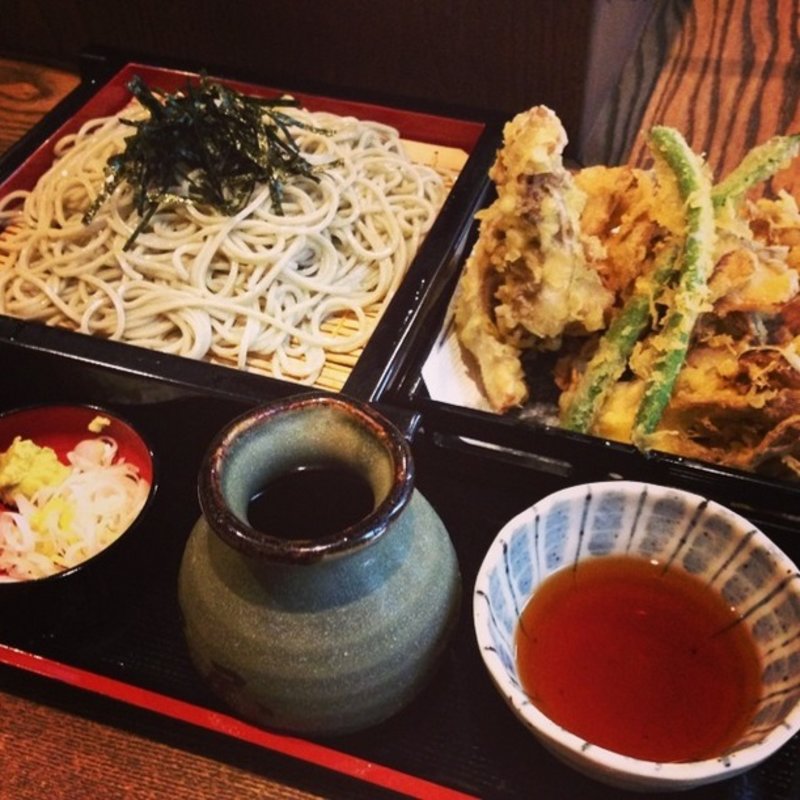 野菜天ざる そば(中野屋 湯沢本店 （なかのや）)