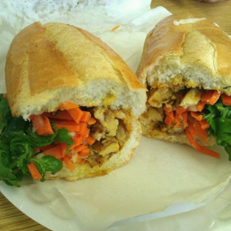 Lemon grass chicken banh-mi(Ba-Le Sandwich Shop )