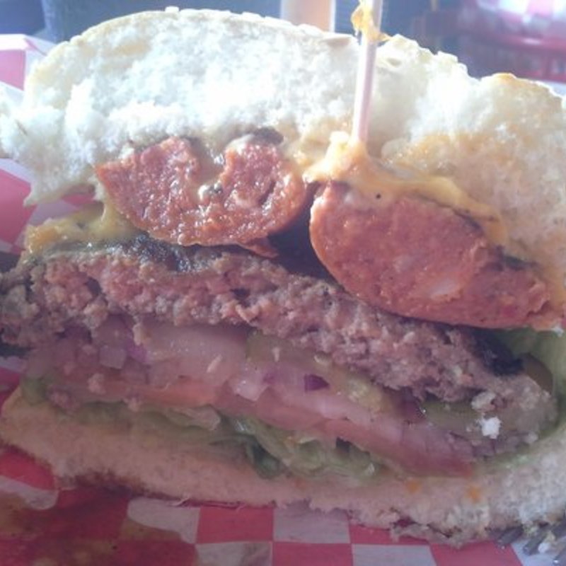 The famous Shack Burger(The Shack)