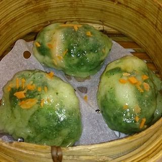shrimp and spinach dumping(Harbor Village Cuisine)