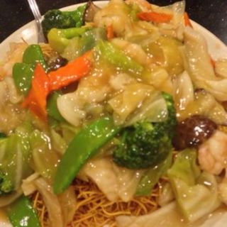 Seafood Crispy Noodles(Ramen-Ya)