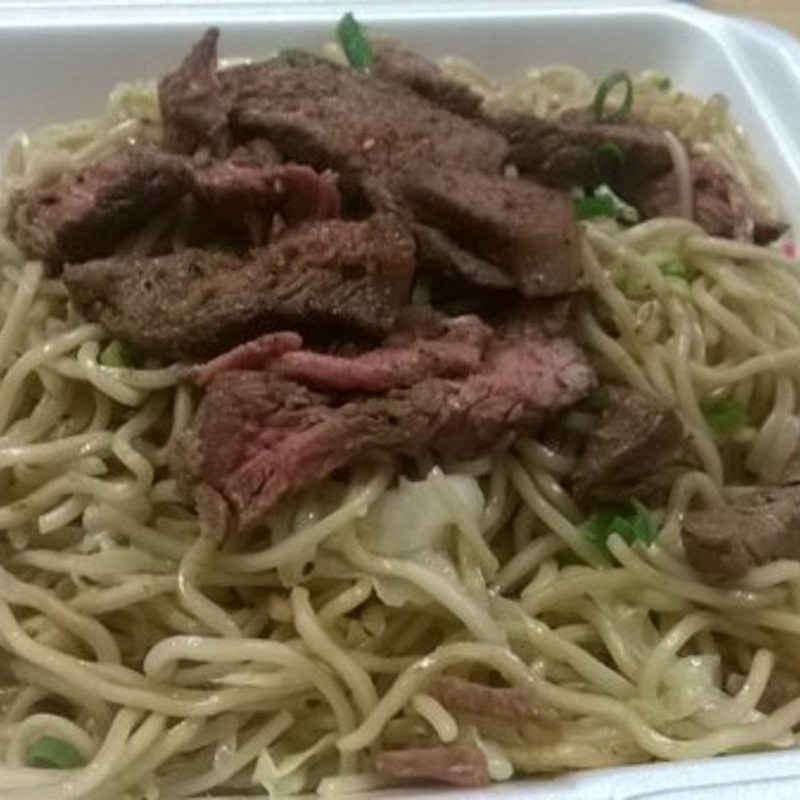 saimin + steak(Alakea Delicatessen)