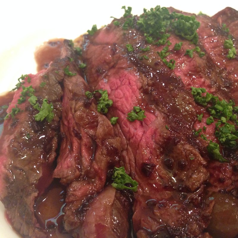 伊万里牛ランプ肉のグリエ(フランス料理店 Bouillon「ブイヨン」)