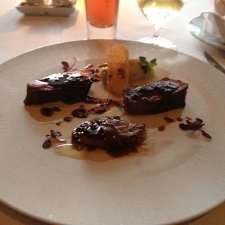 Foie gras & beef(La Mer)