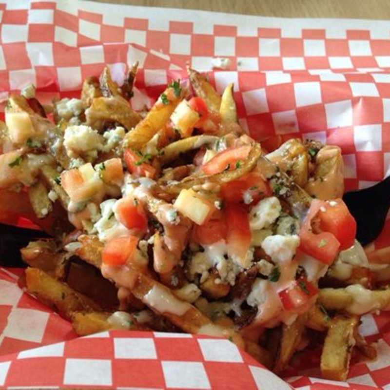 Blue cheeses fries(honolulu burger company)