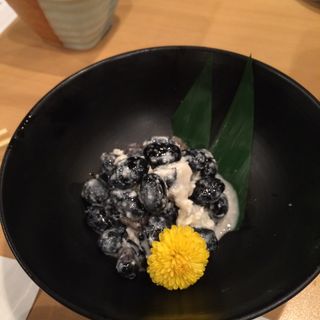 黒豆クリームチーズ和え(銀座 ぼんじん 渋谷店)